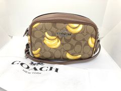 中古 COACH コーチ ミニジェイミー カメラバッグ シグネチャー 
