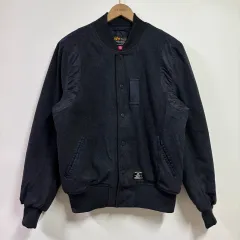 M アルファ インダストリーズ ウール スタジャン フライト ジャケット