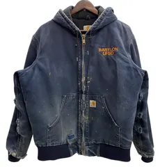 カーハート Carhartt 2015年製 USA製 襤褸 アクティブジャケット ジャケット ネイビー Mサイズ 201MT-5877 VB