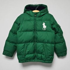 POLO RALPH LAURENダウンジャケット 緑青 120 2 - メルカリ