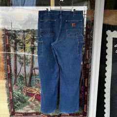 カーハート ワークパンツ デニムウォッシュ(デッドストック)L33W32