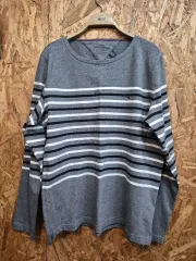 トミーヒルフィガー ストライプ 長袖 Tシャツ L