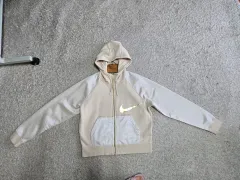 レディース Sサイズ NIKE アイコン クラッシュ 起毛 フルジップアップ フーディー