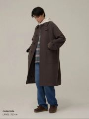 Cornier コルニエWORSTED BALMACAAN LONGコート - メルカリ