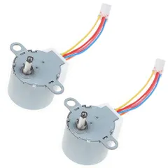 SALUDABLE ステッピングモーター 24BYJ48 電圧 DC 12V 減速 1/64 2個入 セール