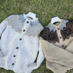 ☆タグ付未使用品☆ヒロココシノ グラデーションメッシュニット