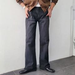 shiun〉 FLARE SLUB DENIM PANTS - メルカリ