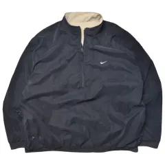 00s NIKE（ナイキ） ウィンドブレーカー フリース アノラック アウター ハーフジップ xl N0915