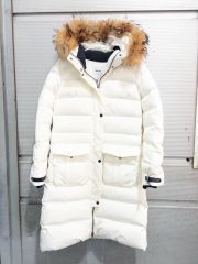 美品】Massimo Dutti ホワイトダウンコート ファー付き ※セール中 