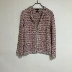 マッシモ ドゥッティ ピンク ツイード カーディガンのサムネイル