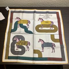 HERMES エルメス カレ90 馬着 シルクスカーフ ホースモチーフ - メルカリ