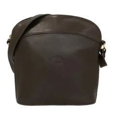 LONGCHAMP(ロンシャン) ショルダーバッグ - ダークブラウン レザー