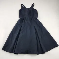 COMME des GARONS　サロペット コムデギャルソン スカート　プリーツ　ブラック　フレア　コムコム　Sのサムネイル