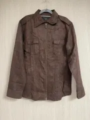 Y'SACCS ヴィンテージ Yohji Yamamoto (ヨウジ ヤマモト) ブラウン フェイク スウェード ジャケットのサムネイル