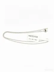 ★上質EU製★MATEIYSA★シルバーステンレスチェーン★Ｔ03