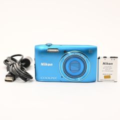 超美品】 ニコン Nikon COOLPIX S3500 オリエンタルブルー - メルカリ