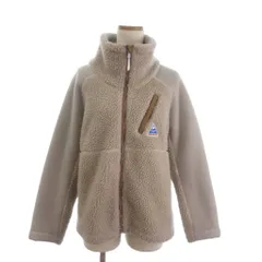 ケープハイツ CAPE HEIGHTS 美品 ブレークハート ボアフリースジャケット ジップアップ ロゴワッペン ベージュ Sのサムネイル