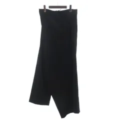 ヨウジヤマモト YOHJI YAMAMOTO デザインパンツ アシンメトリー 変形 FY-P05-900 黒 ブラック 1 ■GY35のサムネイル