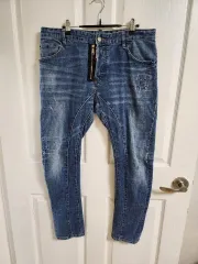 35 DSQUARED2 ディースクエアード2 ブルー デニム ズボン