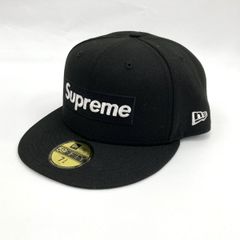 Supreme×New Era Box Logo キャップ 黒 7 1/4美品 - メルカリ