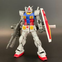 [중고품*프라 상태 좋음] RG 1/144 RX-78-2 건담 Ver.2.0/무기 세트 슈퍼·나팜 완성품 조립 완료 MG HG 건담 정크 정리 Gunpla 2481