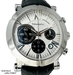 【Tiffany＆Co ティファニー☆アトラス ジェント 】クロノグラフ 中古 メンズ腕時計 Z1000.82.12A21A71A 自動巻き 白文字盤☆外装仕上げ☆のサムネイル