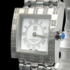 新品電池稼働 BALENCIAGA バレンシアガ 12Pダイヤ ストーンベゼル