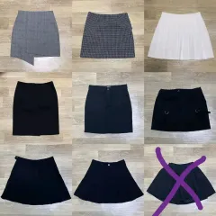 モノトーン ミニ スカート CHECK スーツ スカート コレクション