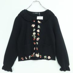 GALLERY VISCONTIギャラリービスコンティ　コート　フラワー　美品 ギャラリービスコンティ（GALLERY VISCONTI） コート 花モチーフモッサ