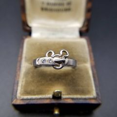 け*し様 GUCCI インターロッキングG シルバーリング 18号 | Mercari