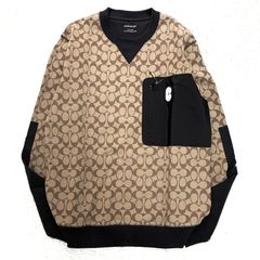 COACH ロゴ入り トレーナー Sサイズ ベージュ・ブラック - メルカリ