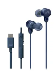 JVCケンウッド Victor HA-FR29UC-A イヤホン 有線 マイク付き ハイレゾ キャリングポーチ タイプC カナル型 USB Type-C 1.2m ブルーshun 58aa5e4b