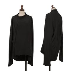 ヨウジヤマモト ファムFEMME ハイネック ラム羊革レザージャケット