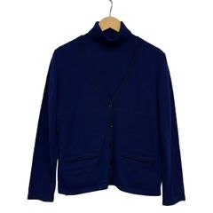 希少　バーバリーロンドン　2XL アンサンブル　シルク　カーディガン 希少 バーバリーロンドン 2XL アンサンブル シルク カーディガン