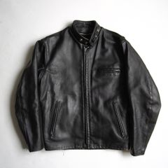 90年代立ち襟Schott ショット641 シングルライダースUSA製 40黒 - メルカリ