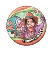 ONE PIECE コレクション缶バッジ SPRING 第1弾 チョッパー＆エース ワンピース グッズ 缶バッチ 缶バッジ カンバッジ カンバッチのサムネイル