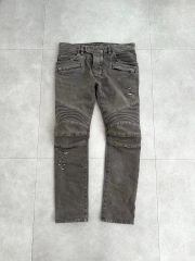 BALMAIN バルマン ダメージ加工 ULTRA SKINNY DENIM - メルカリ
