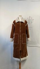 anatelier アナトリエ ファー付きウールロングコート ファー取外し可能 