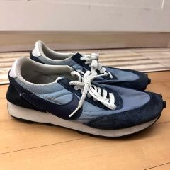 NIKEナイキ エリート ワッフル ヴィンテージ スニーカー 青 黒 26.5 