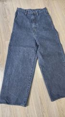 KAPITAL キャピタル ポートバギーパンツ 14oz ブラックデニム バギー