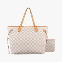 ルイヴィトンLouis VuittonネヴァーフルMM アズール ダミエキャンバス N51107 ICチップ