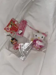 未開封 まとめ 着物 キューピー 着物 ハローキティ キーホルダー