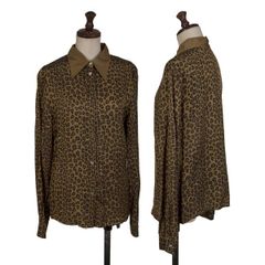 supreme 17aw cheetah pile zip up shirt - メルカリ