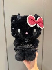 Hello Darichマスコットチャームハローキティ 2個 ピンク ブラック Hello Darichマスコットチャームハローキティ 2個 ピンク ブラック