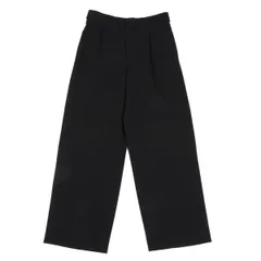 トリココムデギャルソンtricot COMME des GARCONS ウールサイドボタンタックパンツ 黒M位のサムネイル
