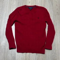 ポロラルフローレン 正規品 ケーブルニット レディース M