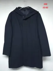 コス(COS) ネイビー フード コート 100 実寸55-85のサムネイル