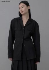 【まさまる】ベルテッドプリーツロングシャツ ブラック まさまる様専用】ベルテッドプリーツロングシャツ ブラック - メルカリ