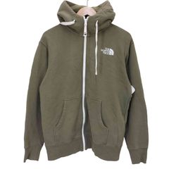 THE NORTH FACE オリーブ フルジップパーカー - メルカリ