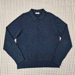 希少XL 2024年 リネン】ユナイテッドアローズ 凸凹 スキッパーニット